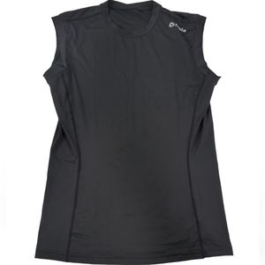 Tesla sleeveless T-shirt, black, electric car, Unisex XL